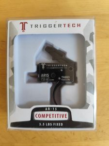 Détente TriggerTech Competitive Tango AR-15, curved noire