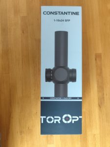 Lunette Vector Optics Constantine 1-10x24 SFP, réticule lumineux
