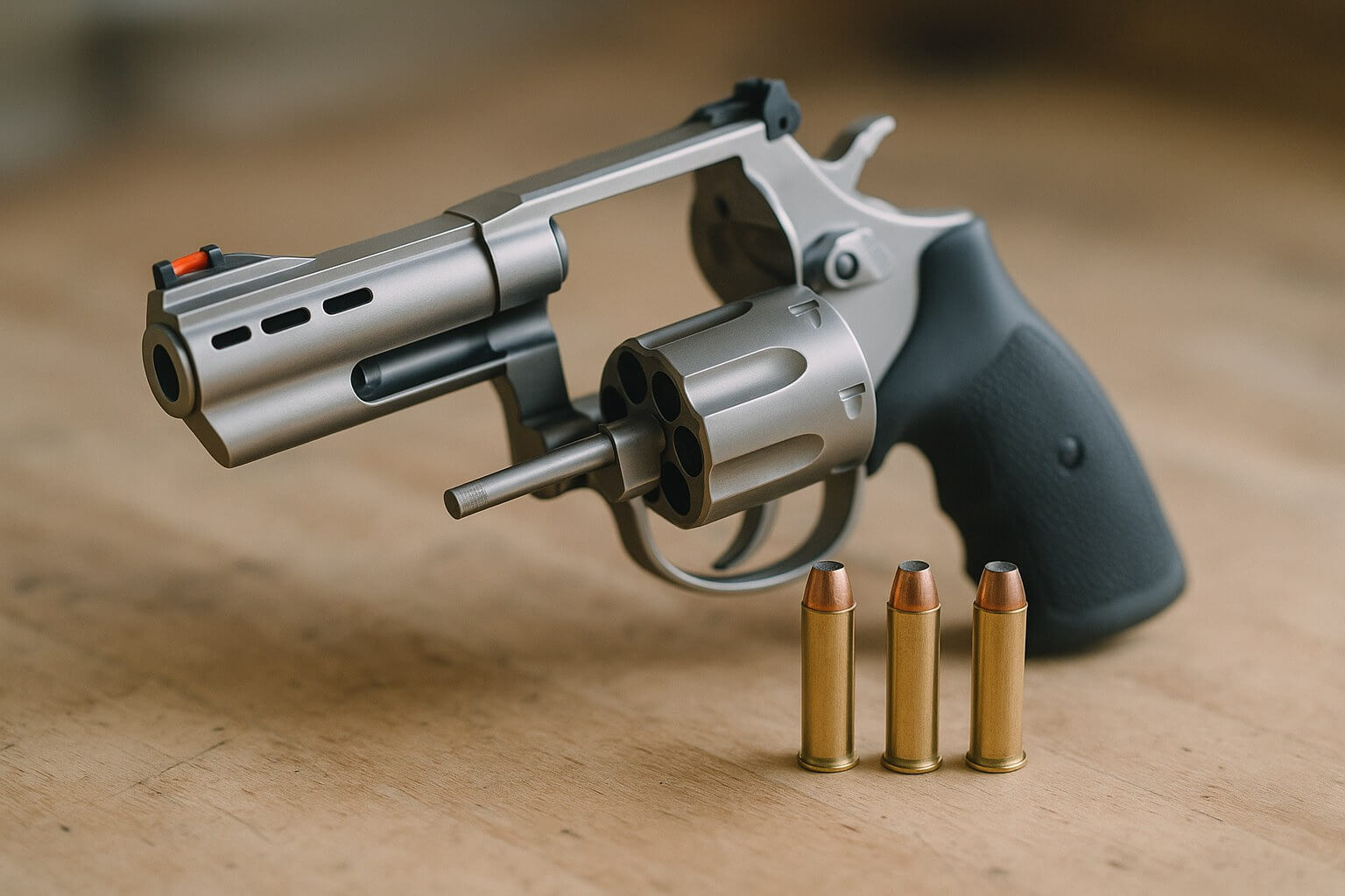 Revolver de catégorie B et cartouches, matériel soumis à autorisation