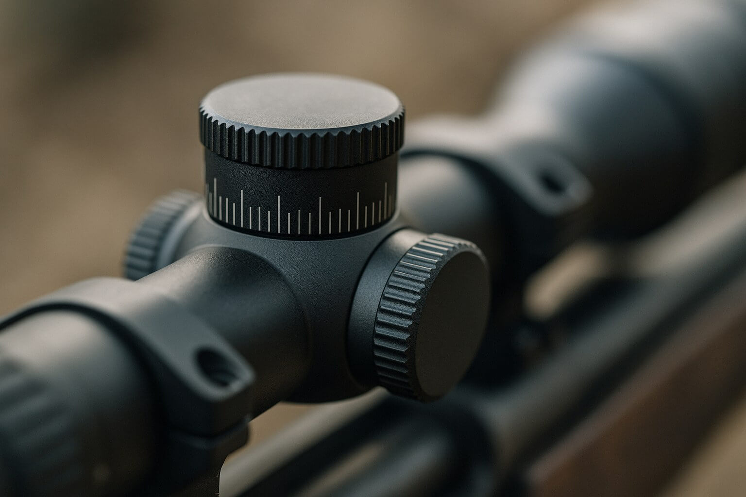 Tourelle de réglage d'une lunette de précision, outil de correction de la trajectoire balistique
