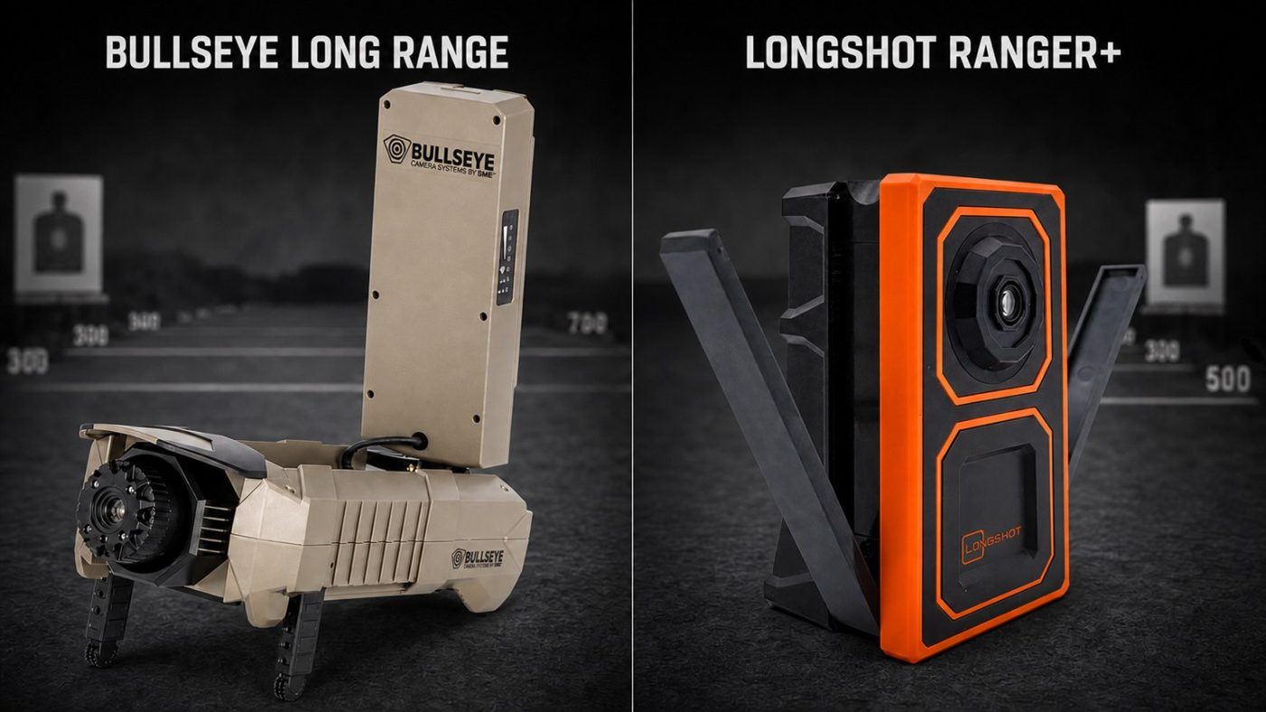 Comparatif des caméras de cible Bullseye Long Range et LONGSHOT Ranger+ pour le tir longue distance