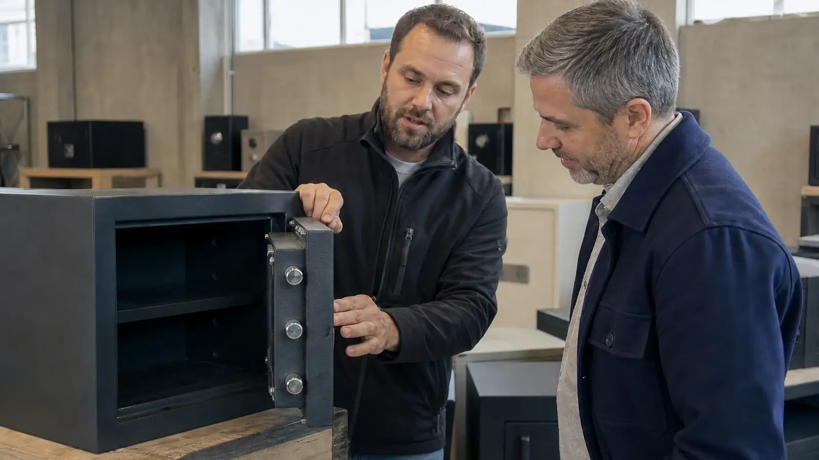 Coffre-fort pour armes et armoire forte, rangement sécurisé