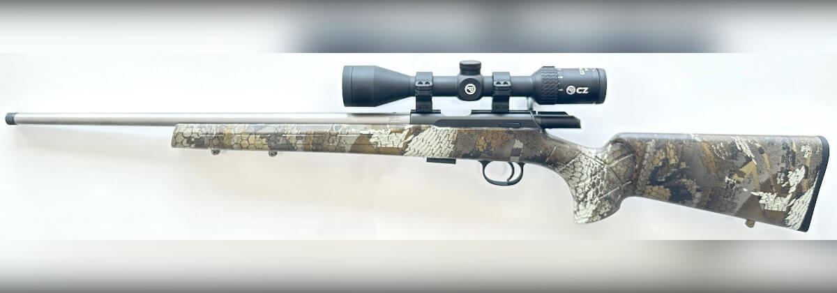 Carabine CZ 457 Stainless calibre .22 LR avec lunette CZ montée