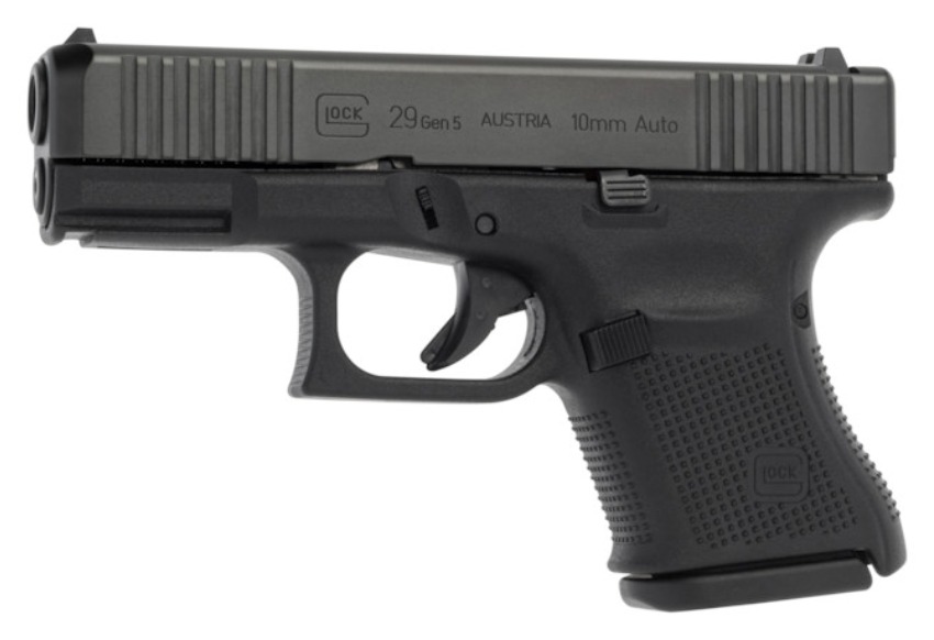 Glock 29 Gen5 en 10 mm Auto, vue latérale droite