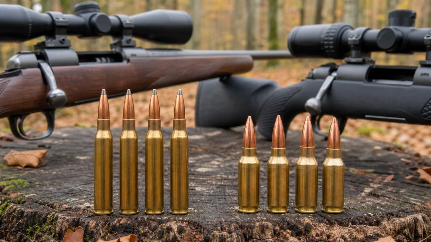 Cartouches de 270 Winchester et de 270 WSM comparees