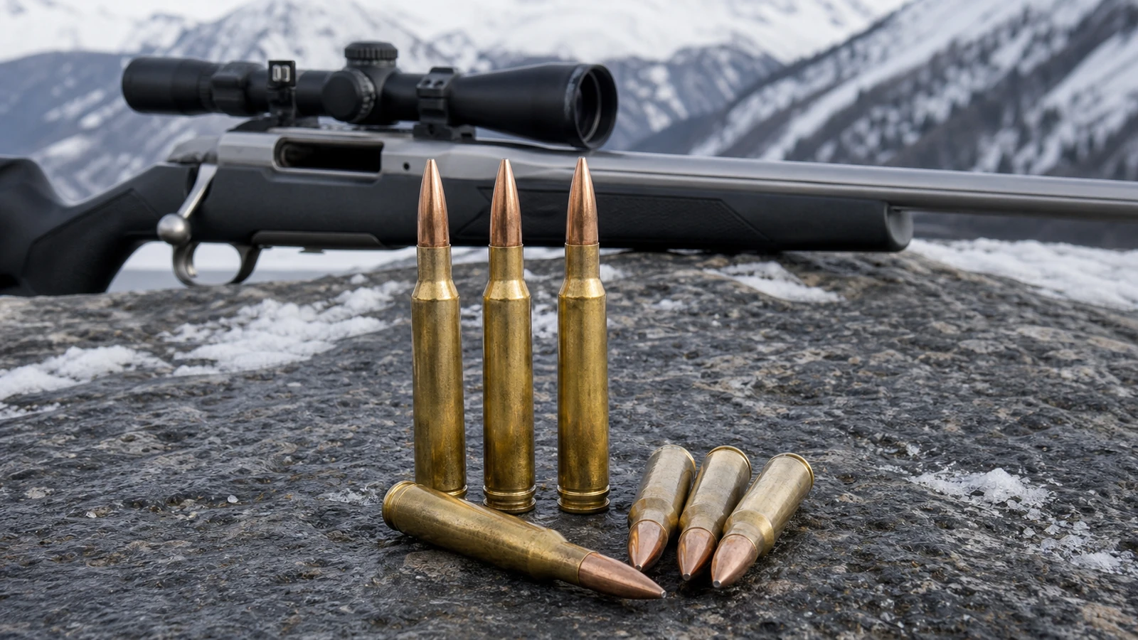 Cartouche 300 Winchester Magnum a etui a ceinture