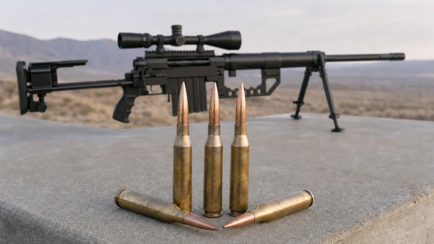 Cartouche 408 CheyTac pour le tir longue distance extreme