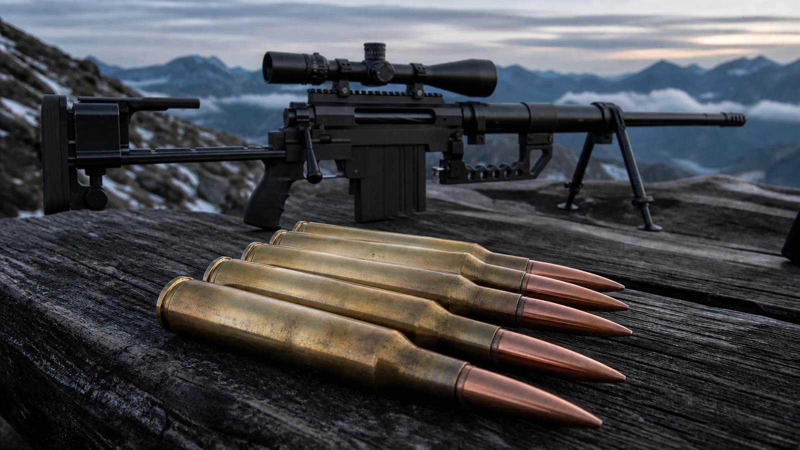 Carabine de tir longue distance en calibre 408 CheyTac