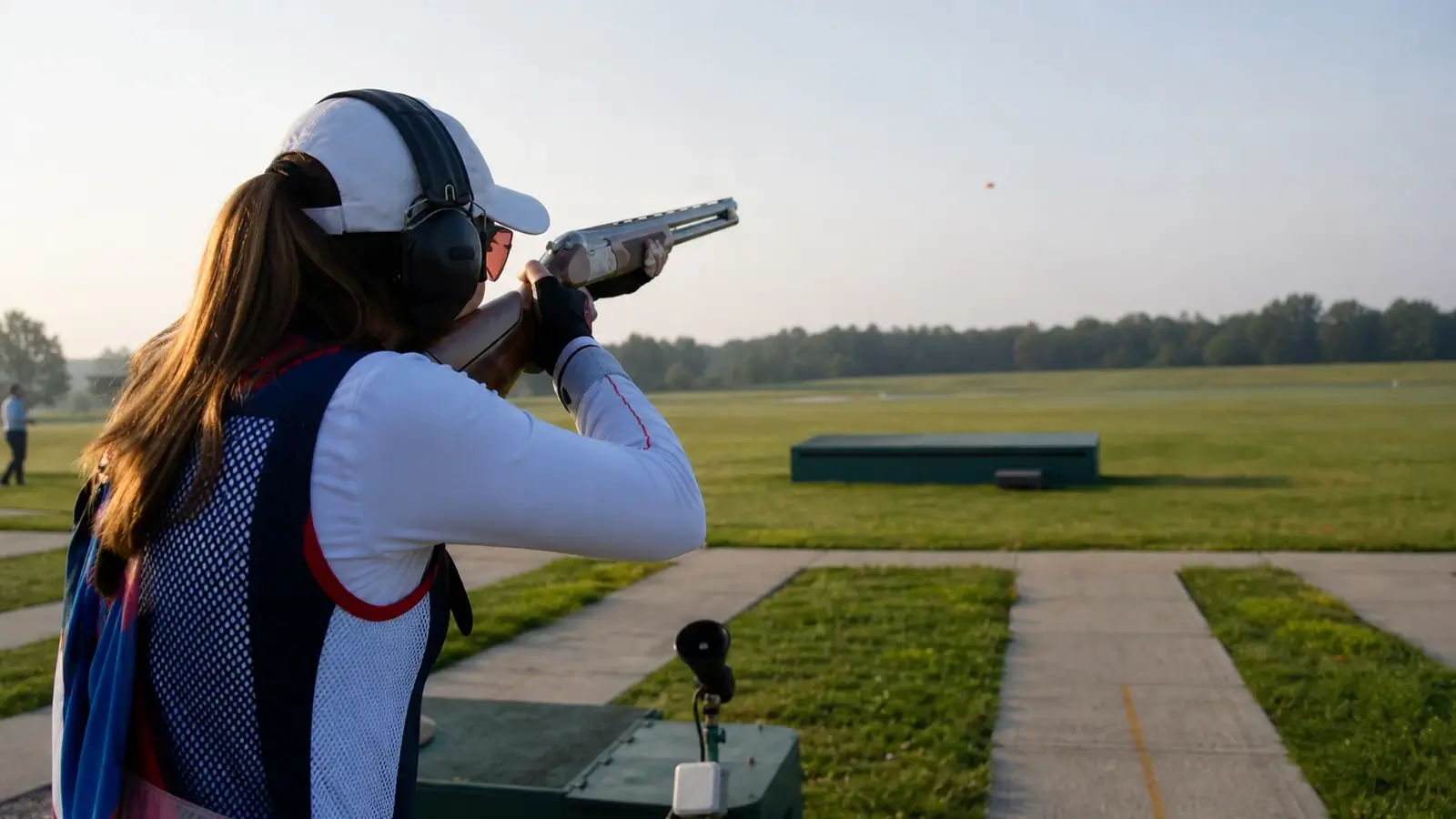 Tir en fosse olympique, épreuve de ball-trap JO