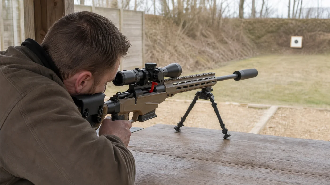 Modérateur de son pour carabine de tir sportif et son cadre légal en France