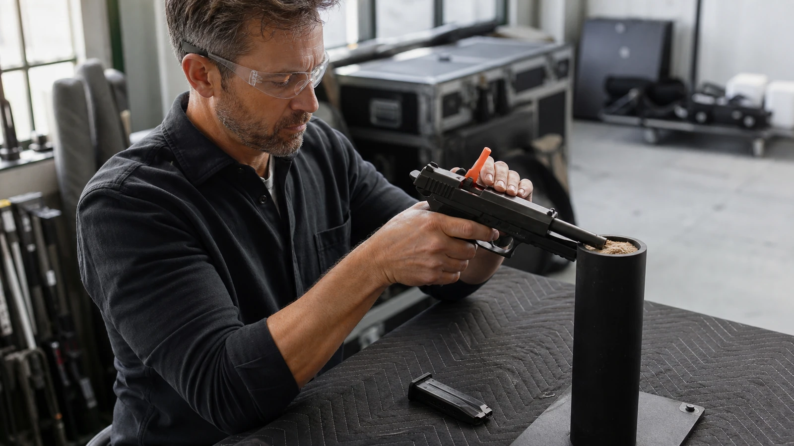 Pistolet à blanc et munitions à blanc, désormais classés en catégorie C en France