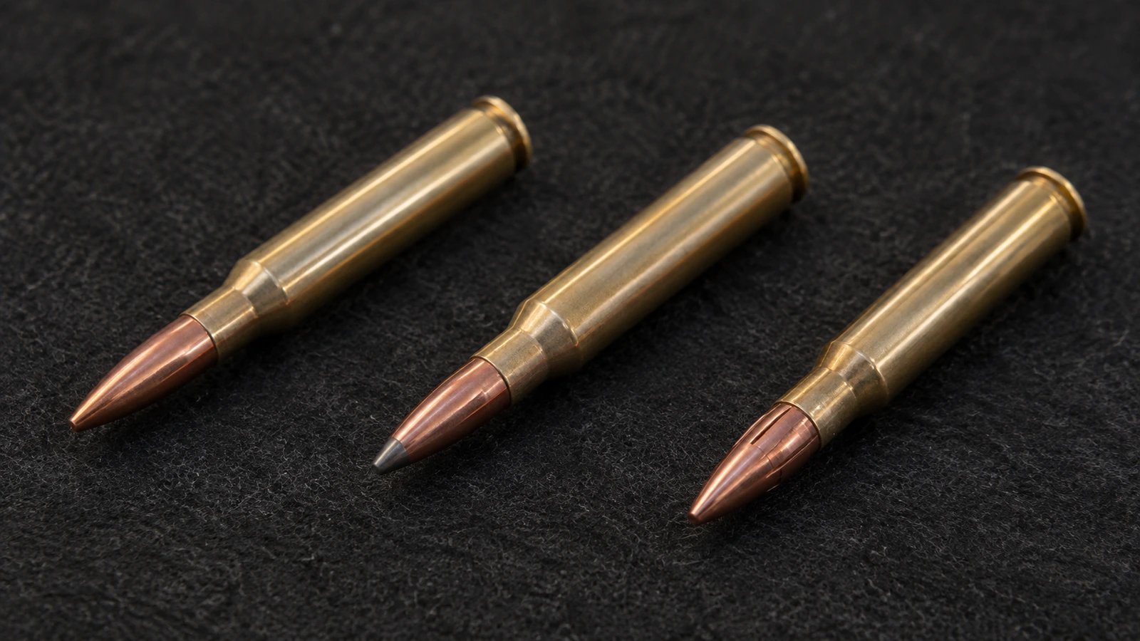 Cartouches de chasse à balle alignées, choisir sa balle de chasse