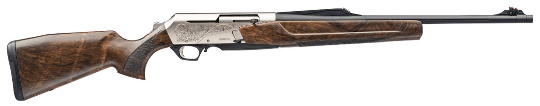 Carabine semi-automatique Browning BAR 4X Ultimate carcasse nickelee gravee crosse noyer canon filete