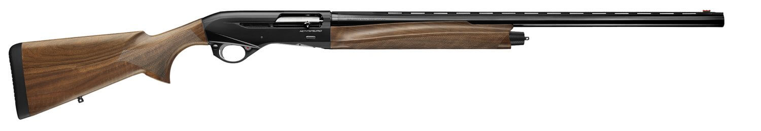 Benelli Montefeltro Wood semi-automatique inertiel calibre 12 crosse noyer bande ventilée plate