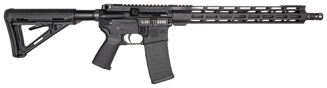 Carabine semi-automatique Diamondback DB15 Extended Line canon 16 pouces garde-main M-LOK 15 pouces noir crosse telescopique chargeur 30 coups