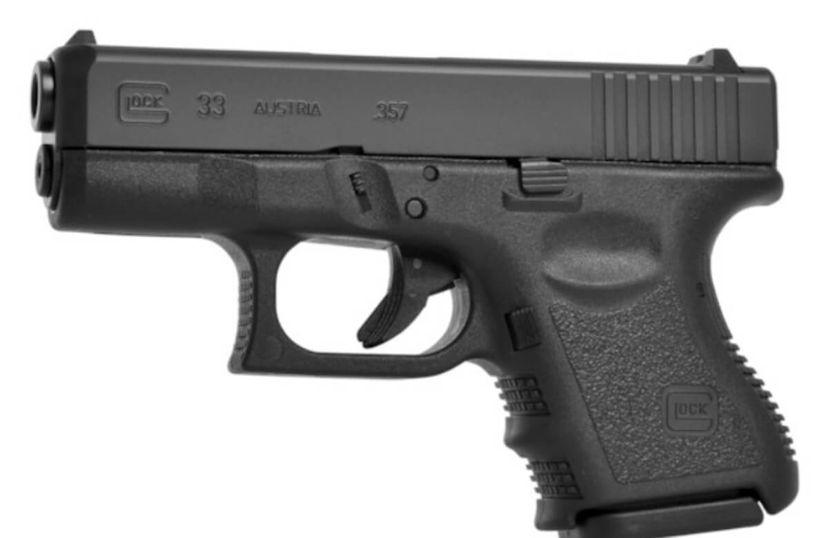 Glock 33 en calibre .357 SIG, subcompact, vue latérale droite