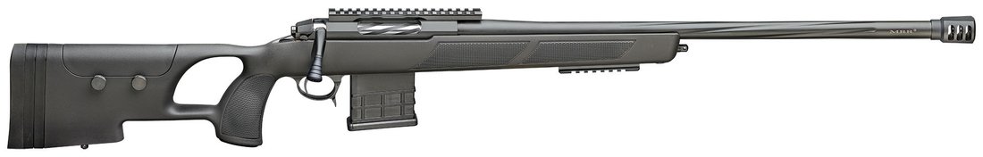 Carabine de précision Sabatti Urban Sniper crosse thumbhole canon cannelé frein de bouche rail Picatinny