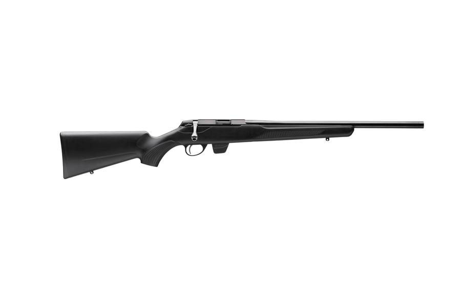 Carabine Tikka T1x MTR calibre 22 LR à crosse synthétique, vue de profil gauche