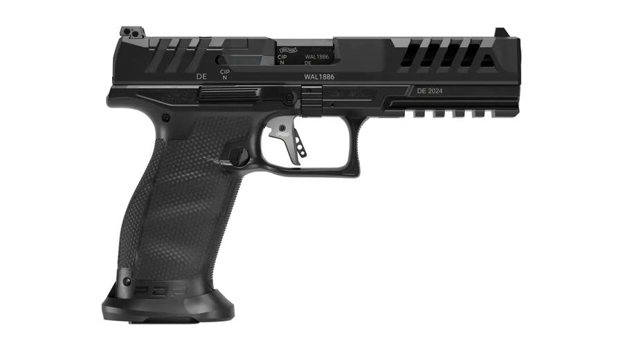 Pistolet Walther PDP Match Full Size 5 pouces en calibre 9x19, vue de profil droit