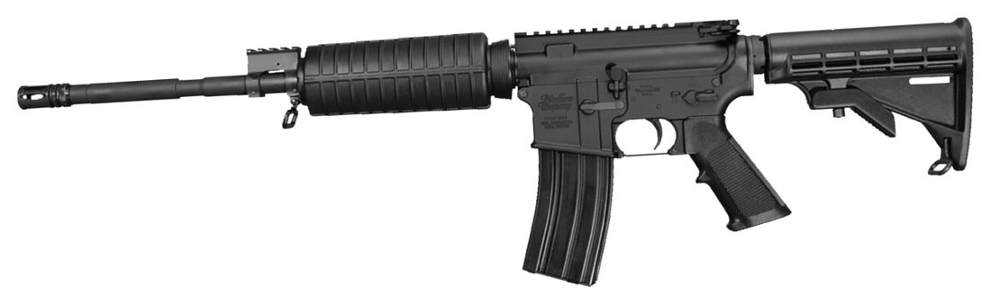 Carabine semi-automatique Windham Weaponry WW-15 SRC canon 16 pouces profil M4 chrome garde-main M4 double bouclier thermique crosse telescopique