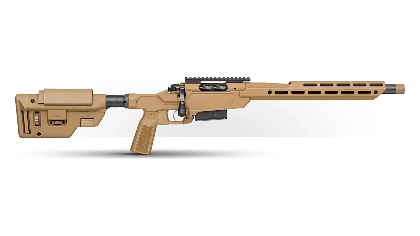 Vue de profil du Springfield Model 2020 Heatseeker Coyote Brown fournie par le fabricant